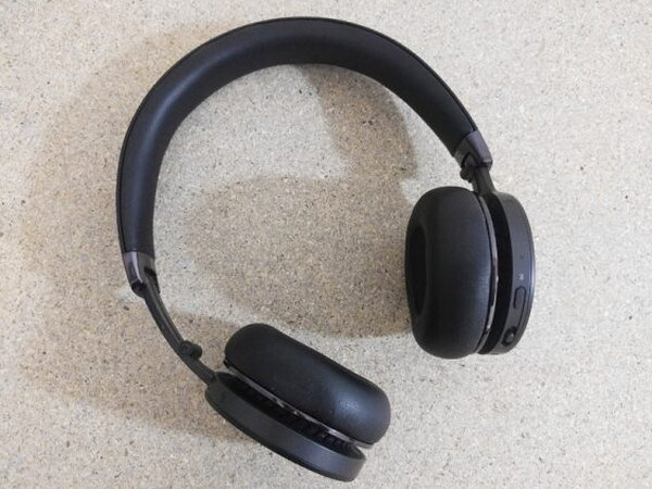 The FIIL CANVIIS Pro headphones viewed from straight overhead