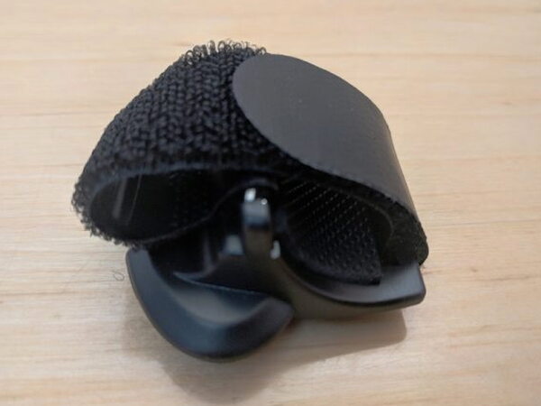 LOOK-IT remote with velcro strap