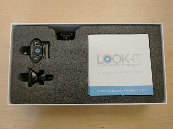LOOK-IT box opened with foam insert
