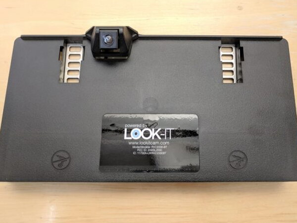 Front of the LOOK-IT plate frame camera