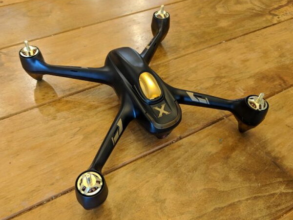 Hubsan H501A X4 Air Pro with propellers installed