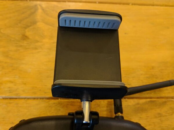 Phone clamp on Hubsan HT011A controller