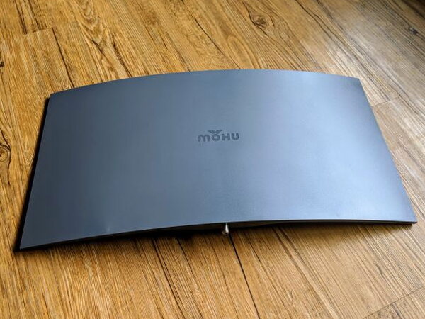 Front of the gray Mohu Sail antenna