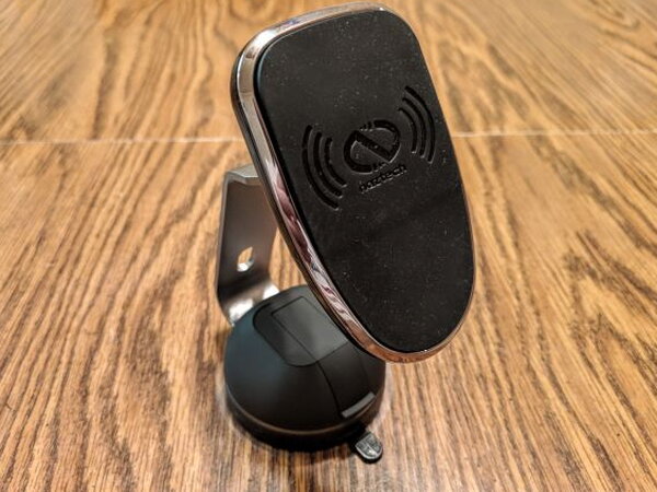 MagBuddy Desktop stand with charging head attached