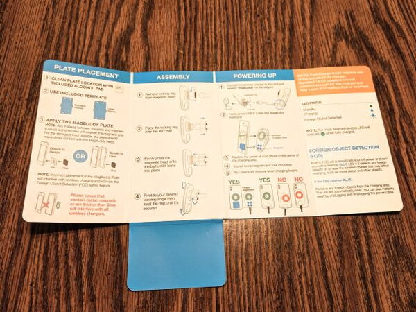 MagBuddy instruction sheet
