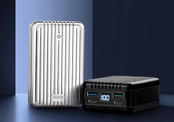 The SuperTank can act as a high capacity portable battery beside a laptop and other gear.