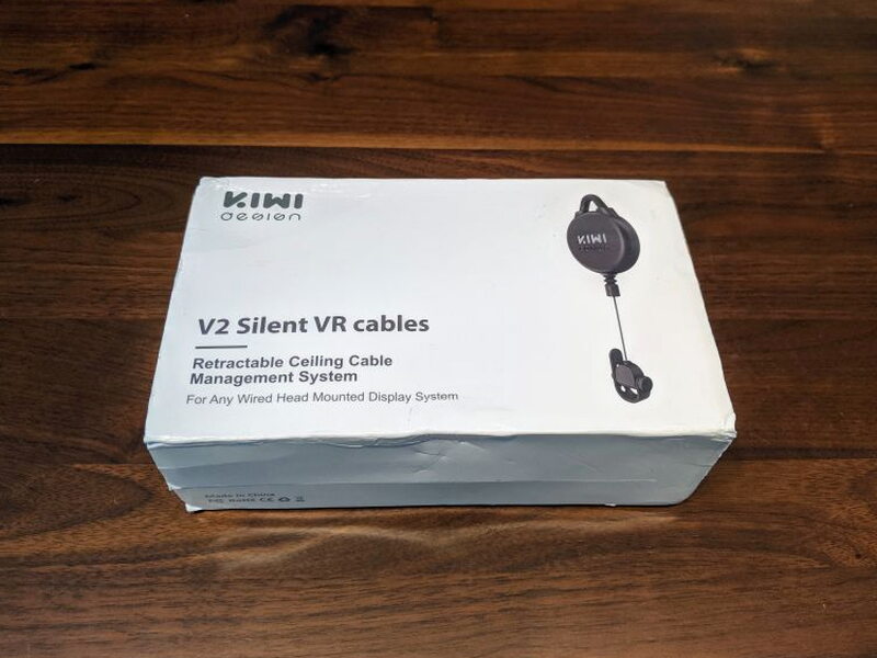 The KIWI design V2 Silent VR Cables retail box.