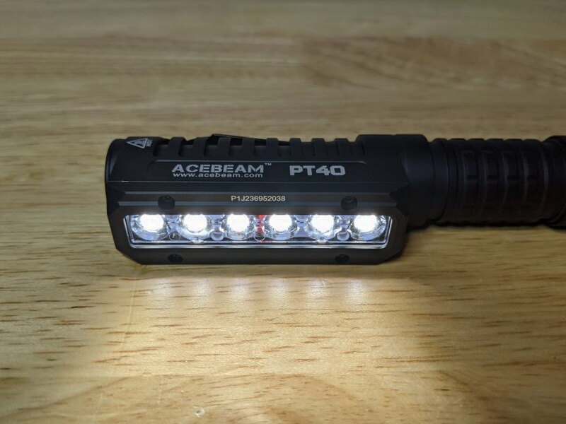 The Samsung LED version produces a bright, even light from the front array.