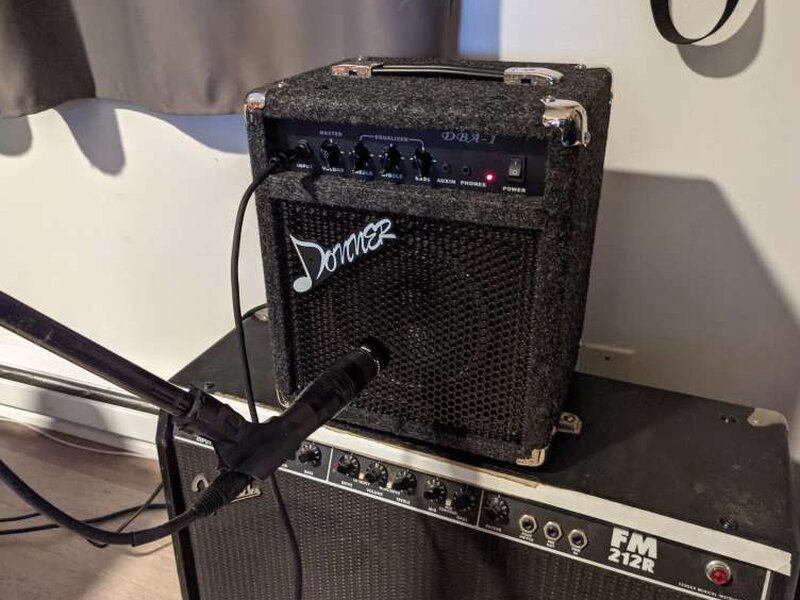 A Shure SM57 microphone was used to record the DBA-1 external speaker.