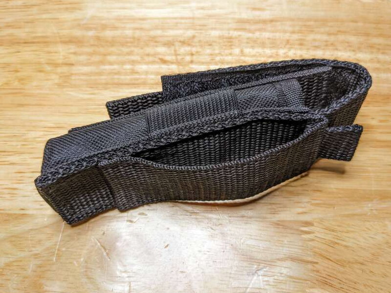 The rear of the case has a large belt loop for carry.