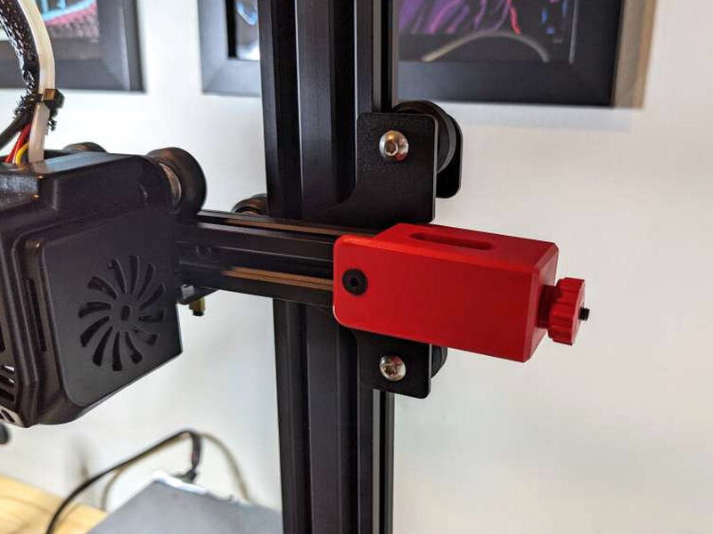 The assembled Ender 3 Max Neo showing its large 300mm by 300mm bed.