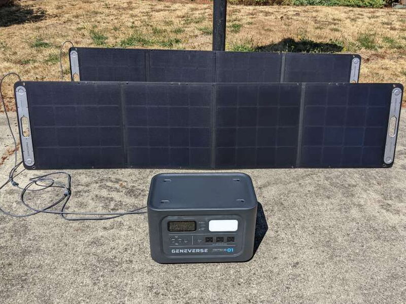 Geneverse Solar Generator HomePower ONE PRO
