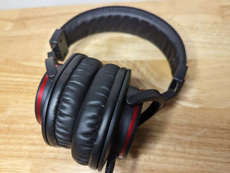 The cushioned headband and ear cups are built for long recording and editing sessions.