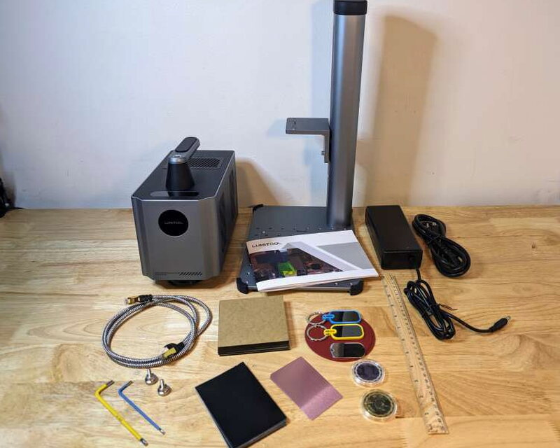 The full kit laid out on the bench.