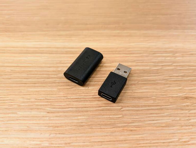USB-A adapter and receiver extension adapter for the Keychron V1 Max