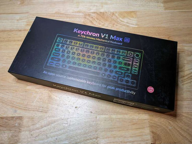 Keychron V1 Max retail box