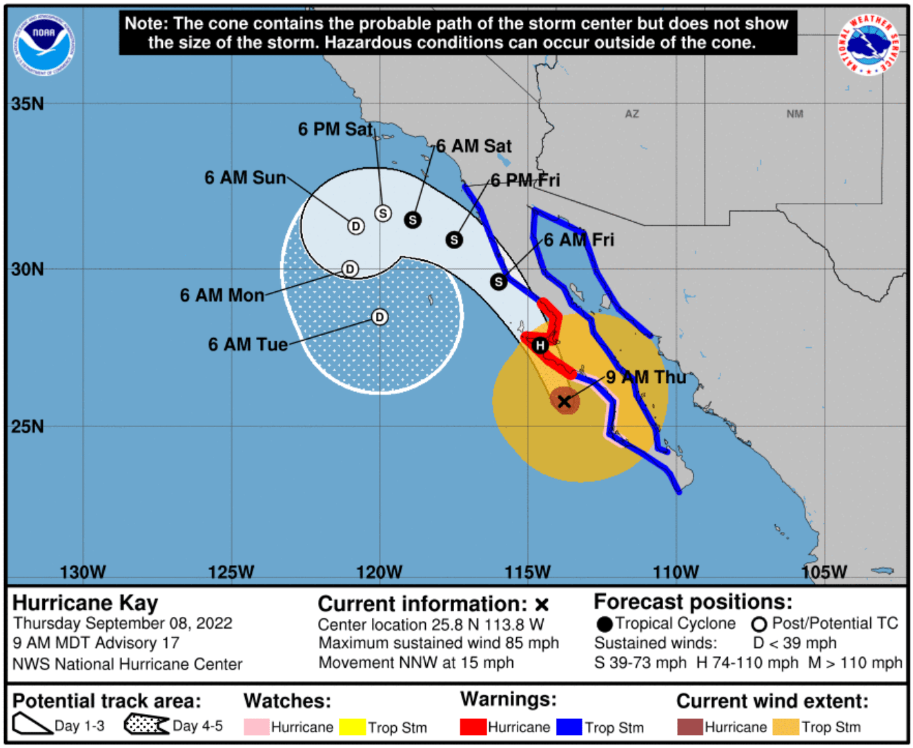 SoCal Weather Shift Due To Hurricane Kay
