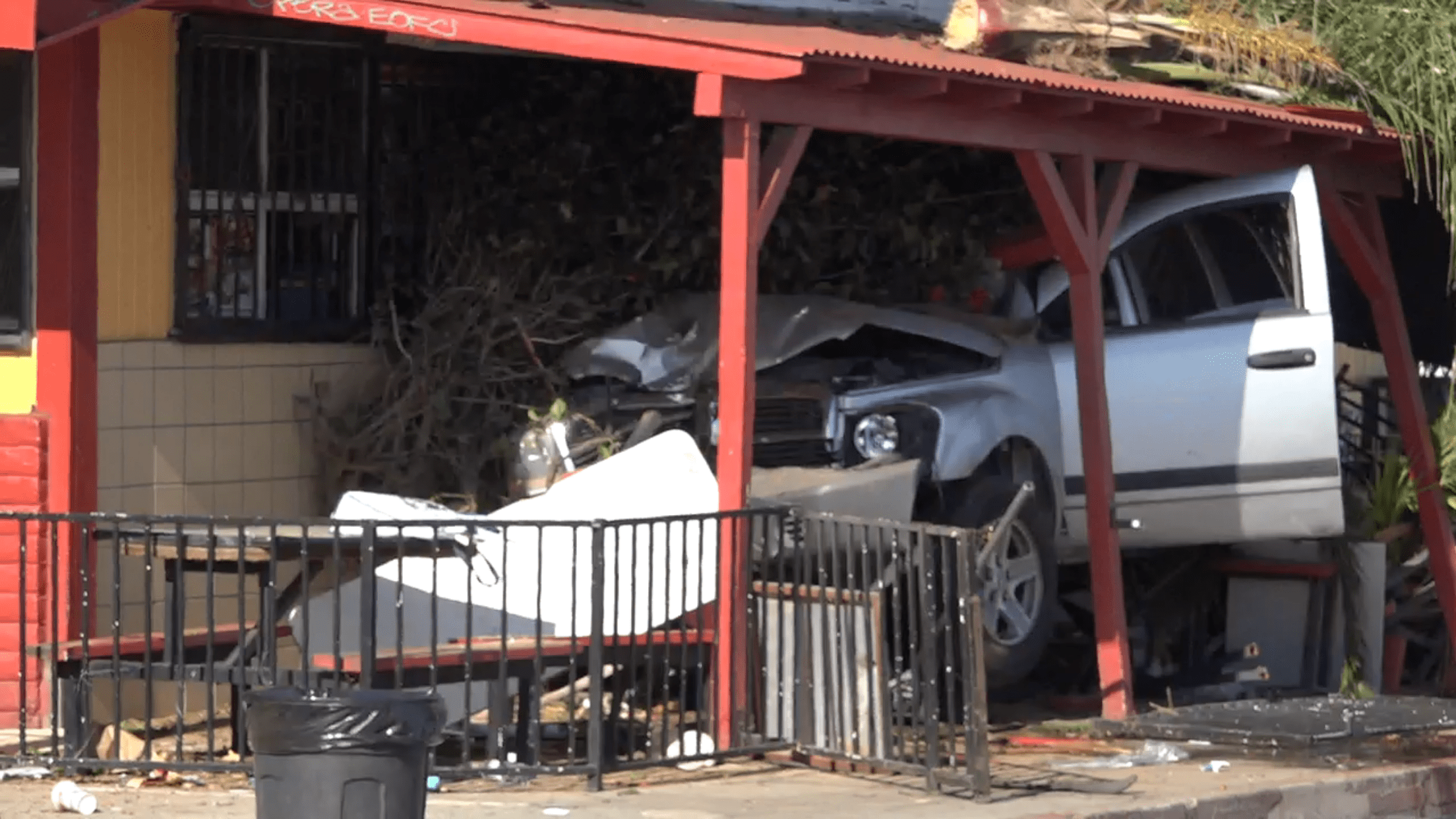 3 pedestrians struck by vehicle that crashed into restaurant on PCH and Cherry