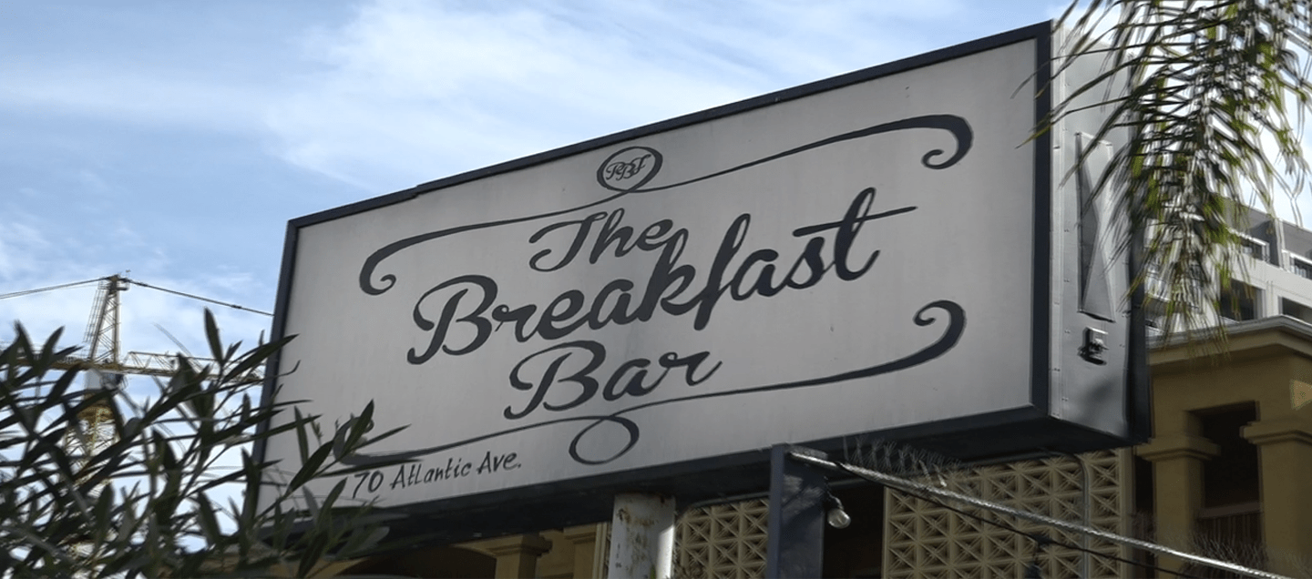 The Breakfast Bar combines two of the best things, breakfast and happy hour