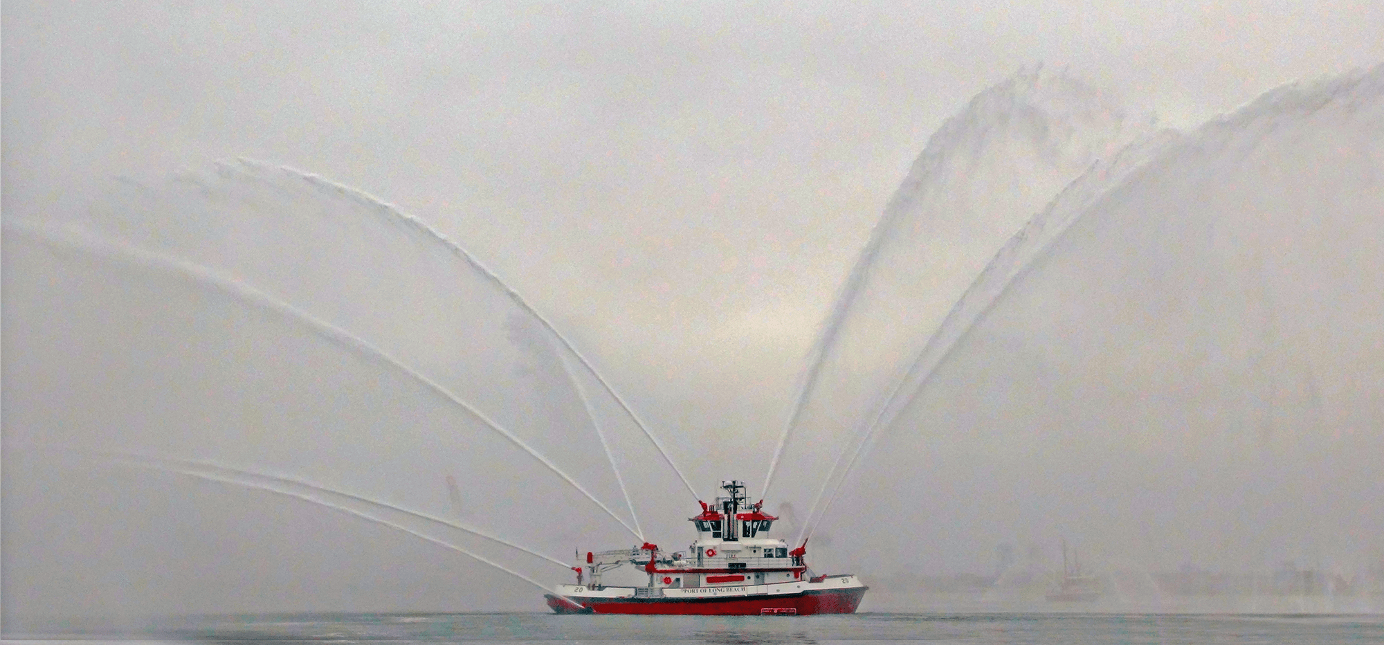 World’s Most Advanced Fireboat Dedicated to LBFD at Port of Long Beach