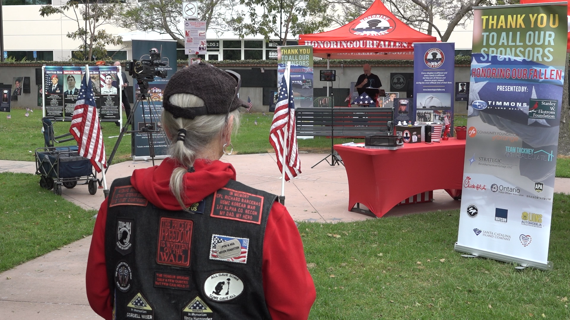 Honoring our fallen at Rosie the Riveter Park on Memorial Day