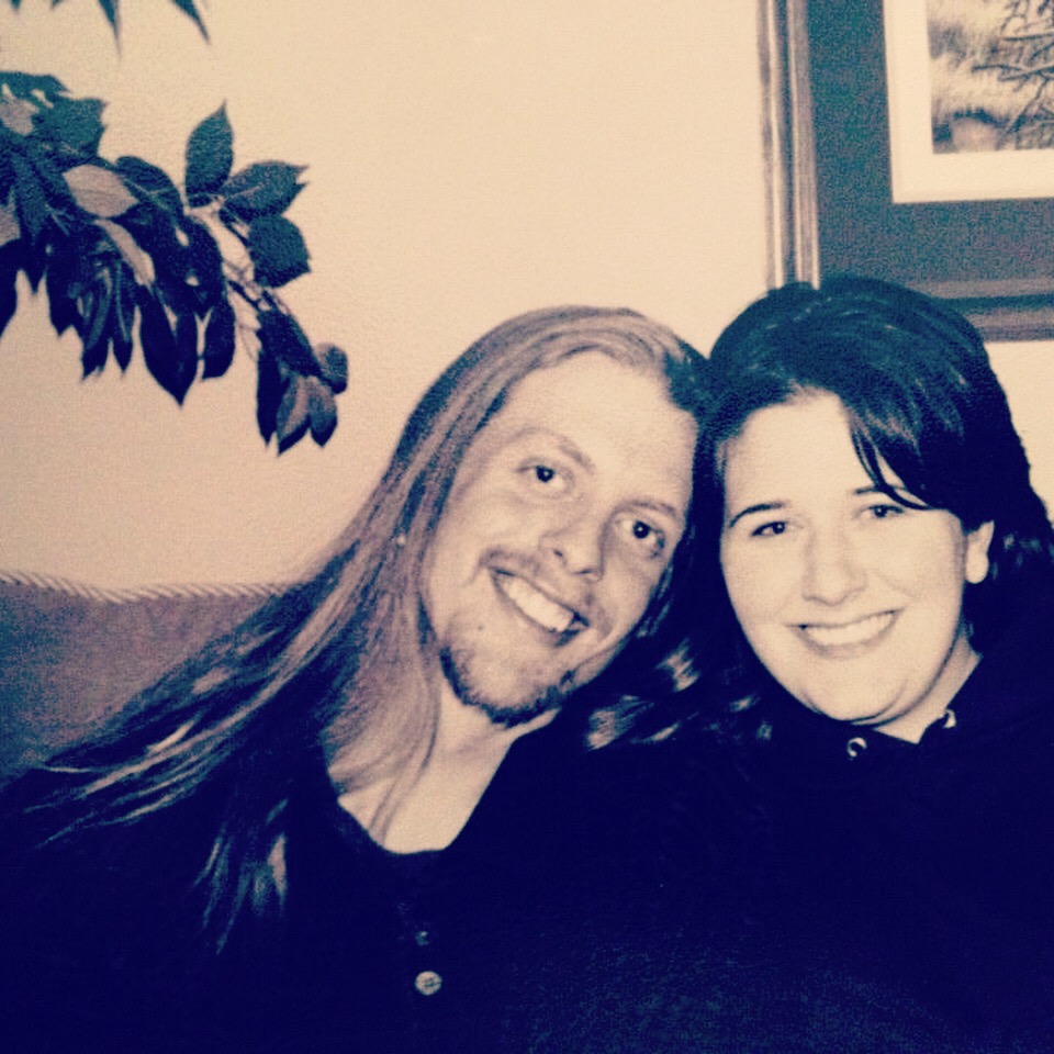 Sweet lovebird babies. We were 20 and 22 here.