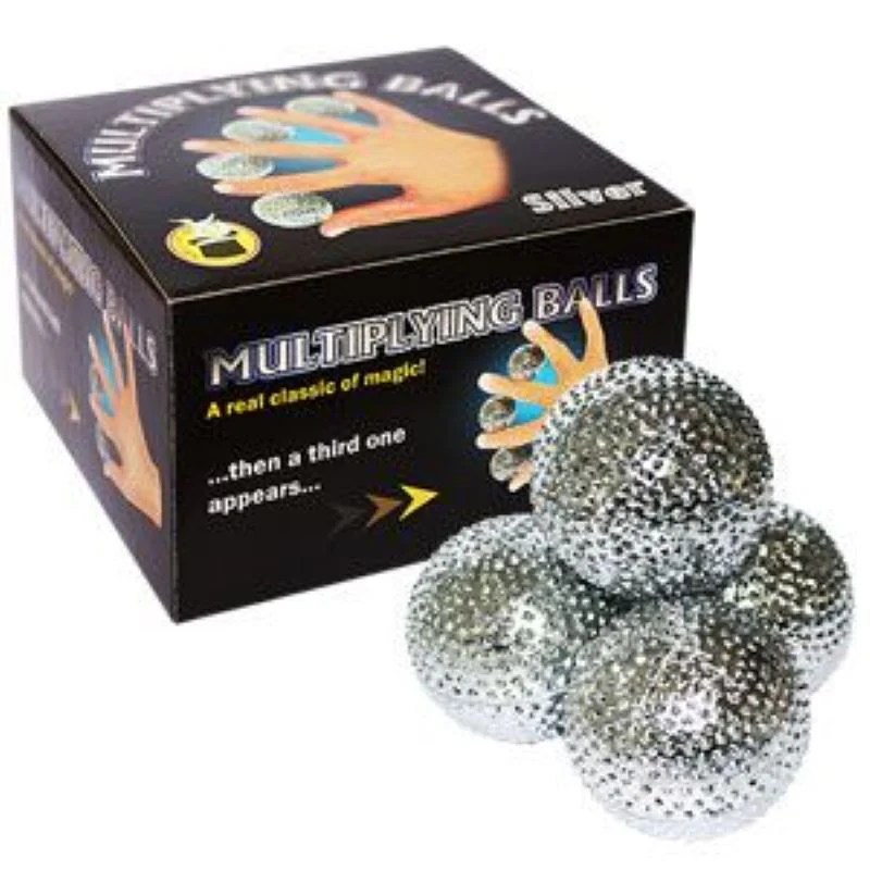 Multiplying Silver Billiard Balls Shiny Balls Appear Multiply And D