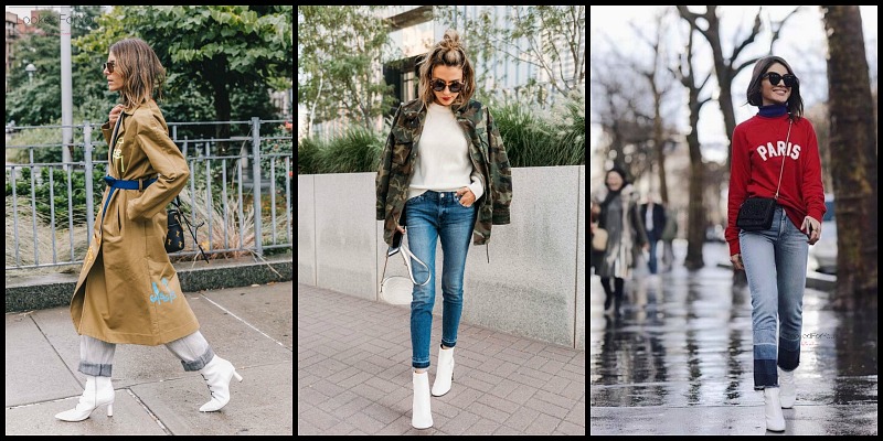 Como Combinar Un Botin Blanco Lookedforyou