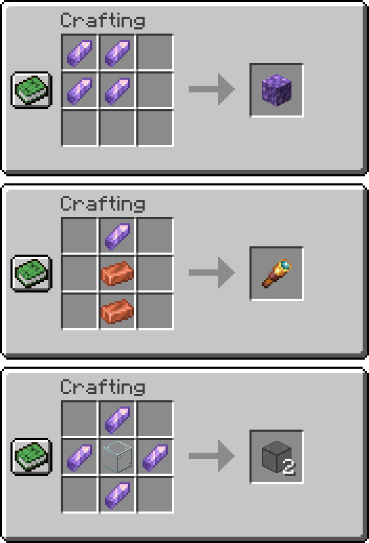 A telescope in minecraft is called a spyglass, and you make it by placing 2 copper ingots and 1 amethyst shard into the crafting table. Amethyst Minecraft: What is It and How to Get It