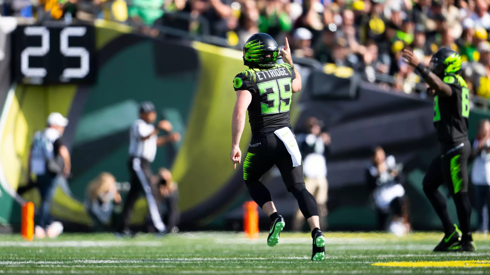 Oregon’s 28-year-old punter knows a thing or two about having a real job