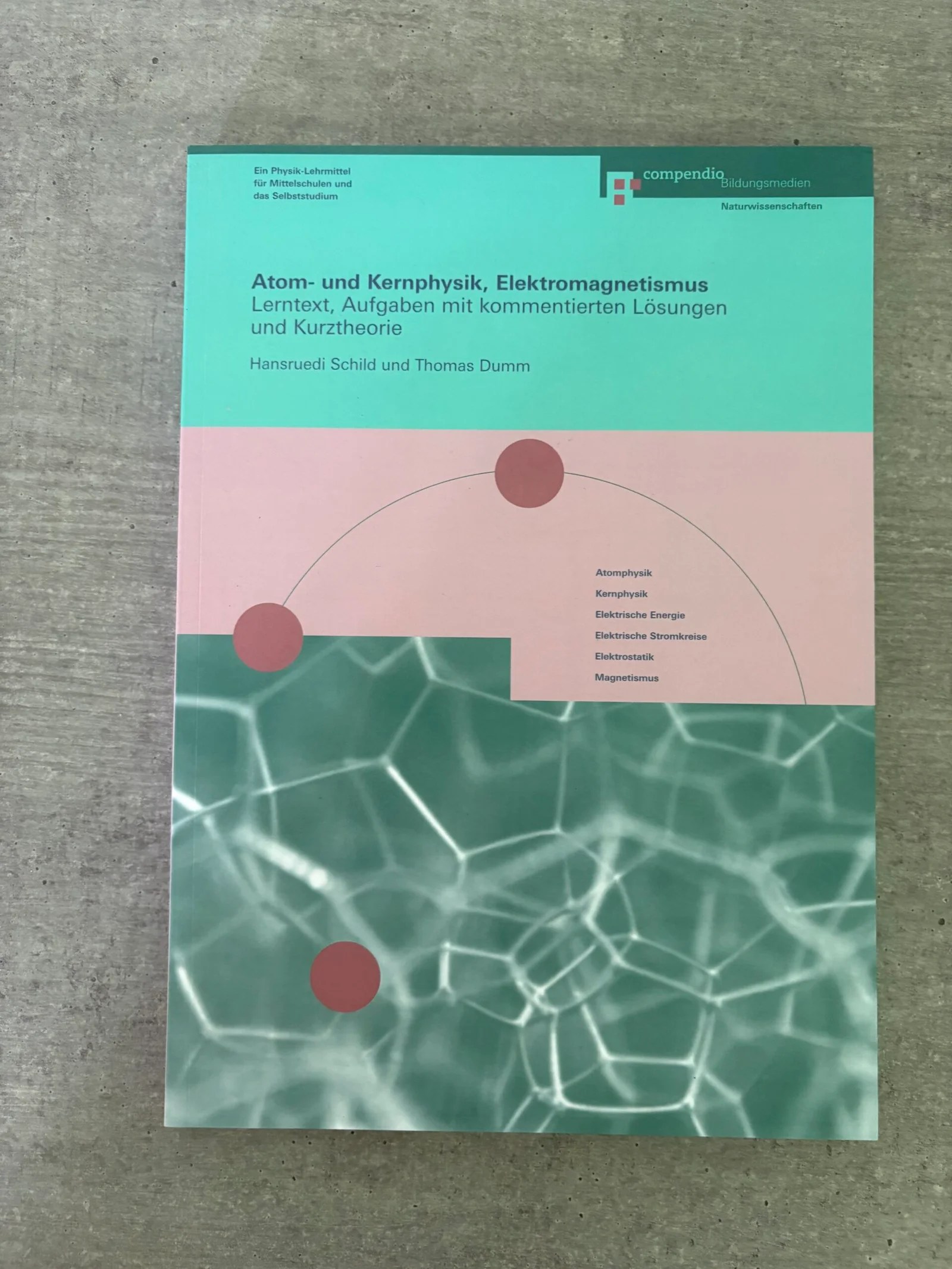 Atom- und Kernphysik, Elektromagnetismus - Lerntext, Aufgaben mit kommentierten Lösungen und Kurztheorie