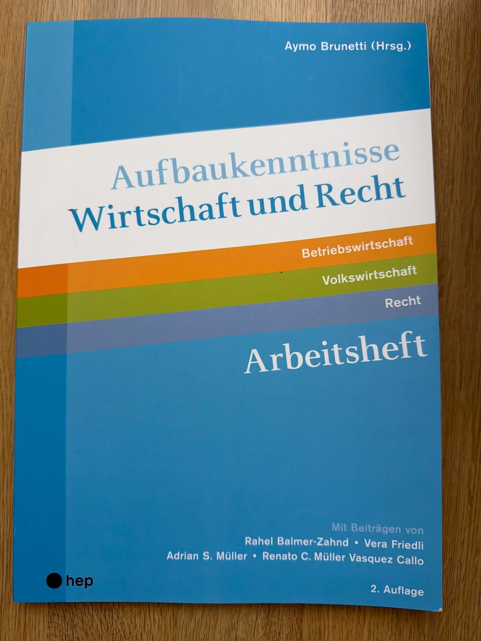 Aufbaukenntnisse Wirtschaft und Recht