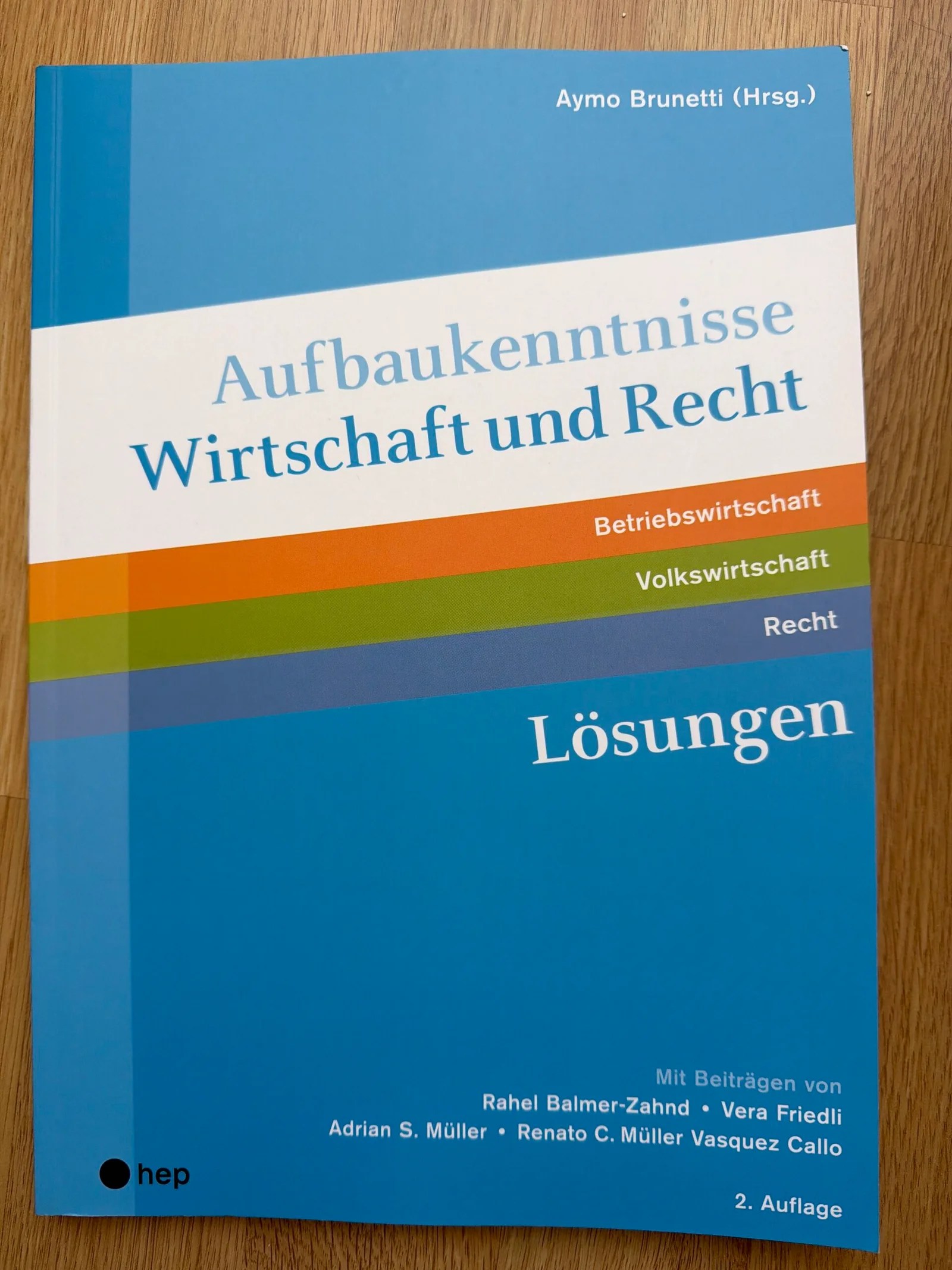 Aufbaukenntnisse Wirtschaft und Recht