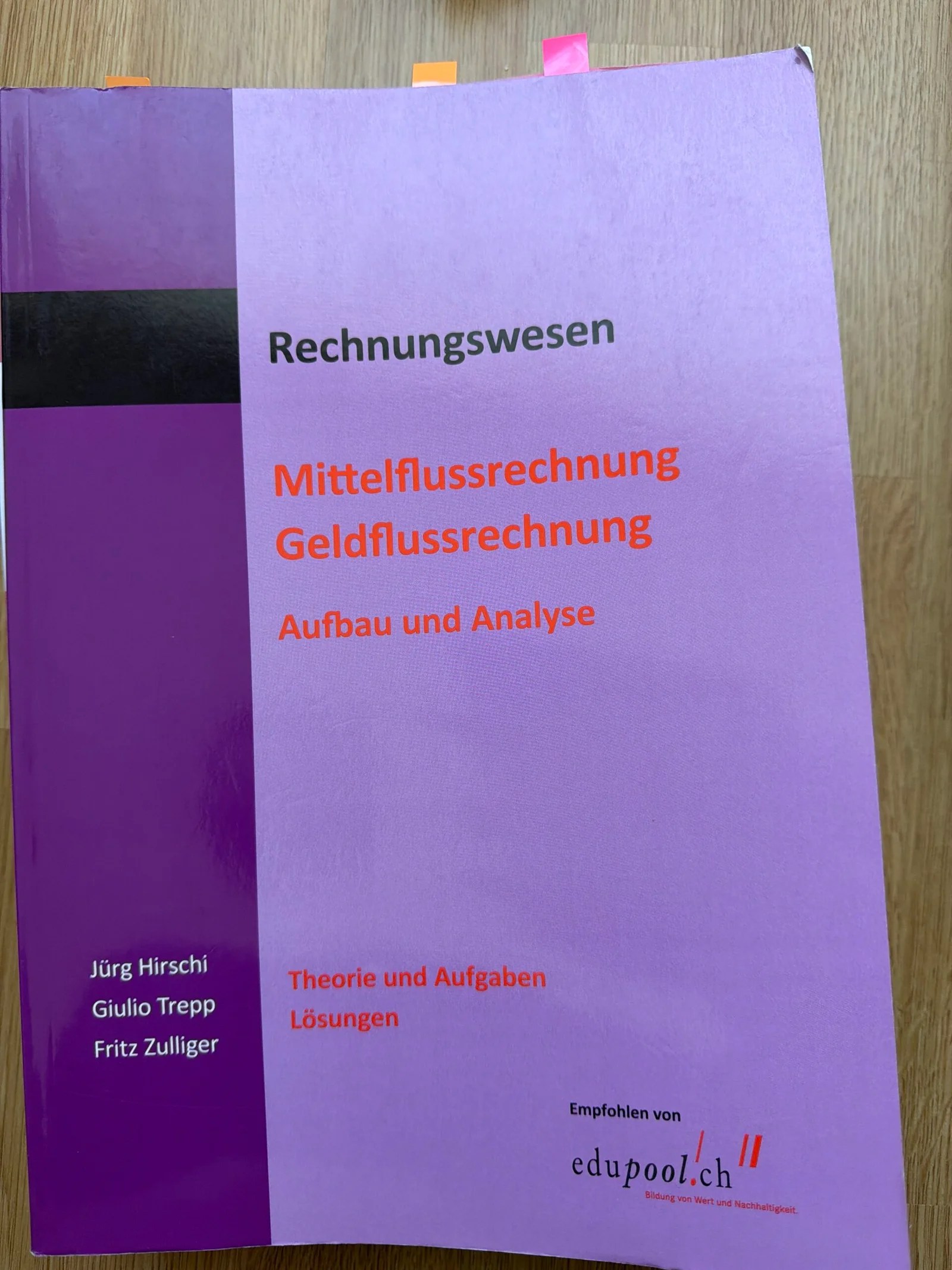 Rechnungswesen Mittelflussrechnung