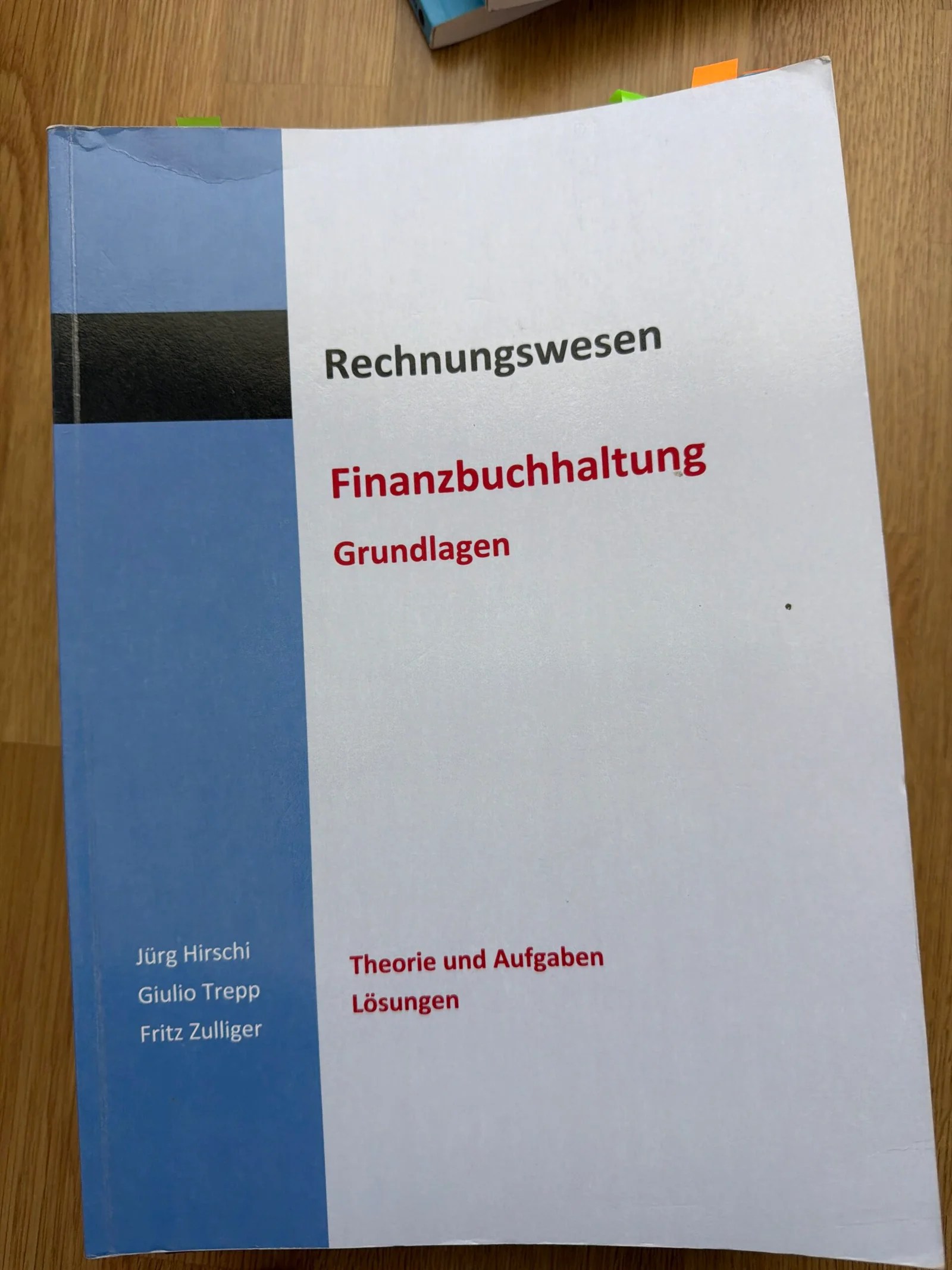 Rechnungswesen Finanzbuchhaltung