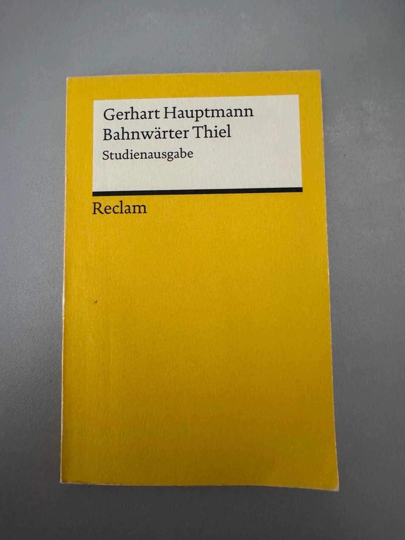 Bahnwärter Thiel (Gerhart Hauptmann)