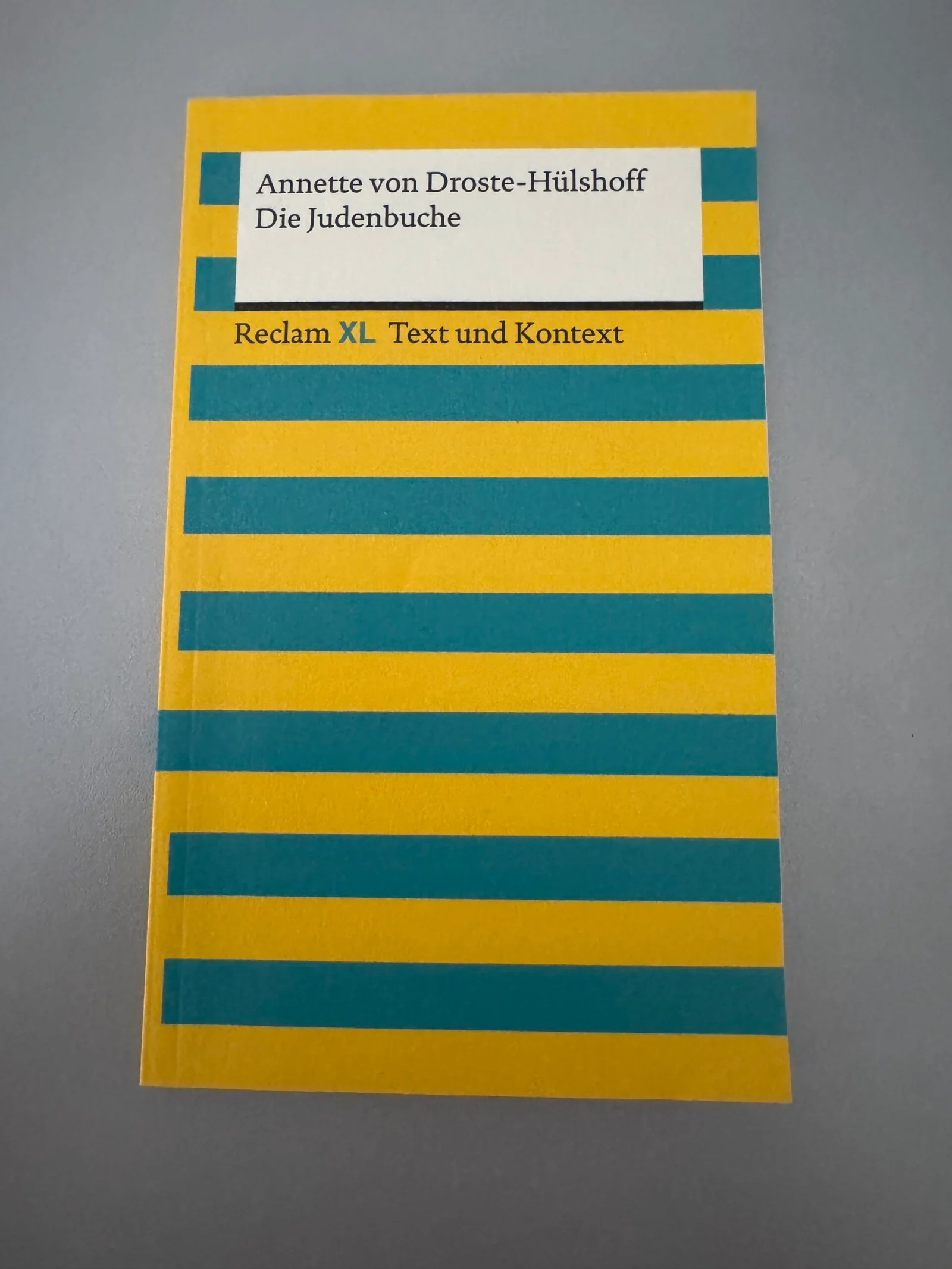 Die Judenbuche (Annette von Droste-Hülshoff, Reclam XL)