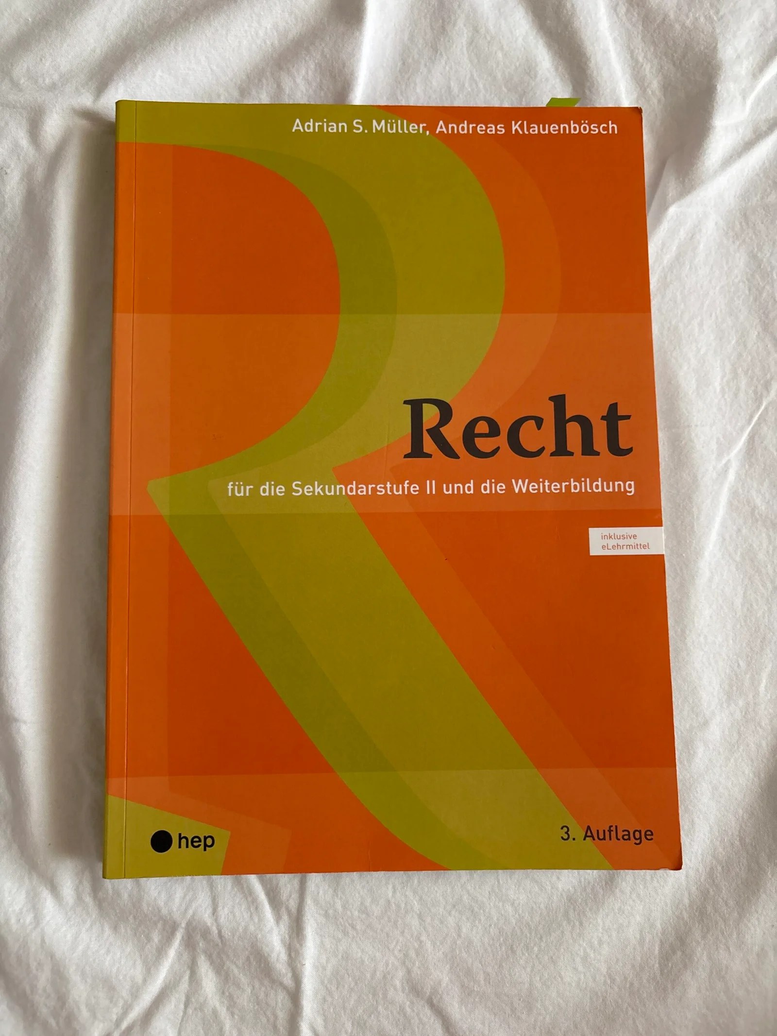 Recht- Adrian S. Müller, Andreas Klauenbösch