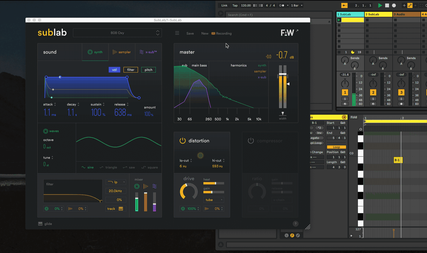FAW – SubLab v1.1.2 VST, VST3, AAX, AU WiN.OSX x86 x64
