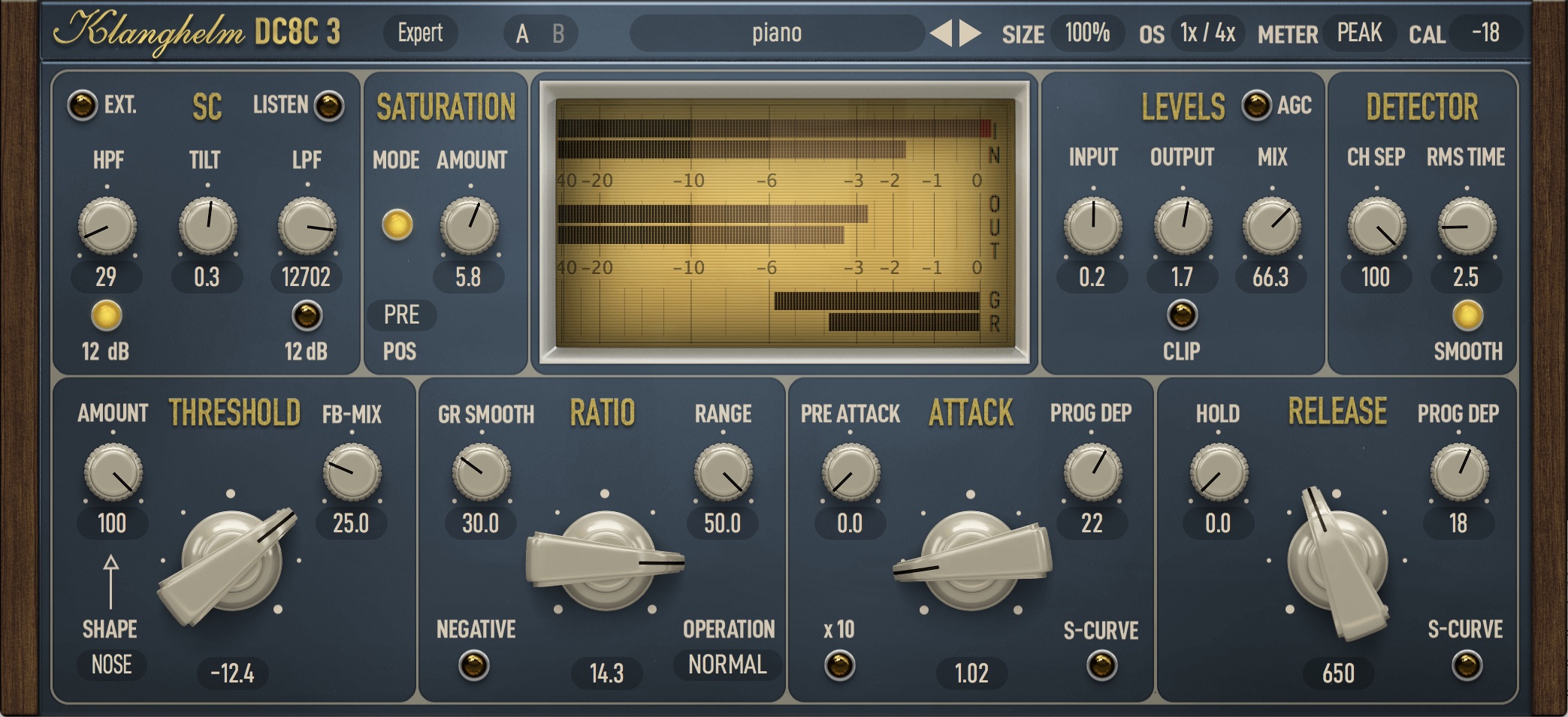 Klanghelm – DC8C 3 advanced compressor 3.3.2 VST, VST3, AAX, AU WIN.OSX x64