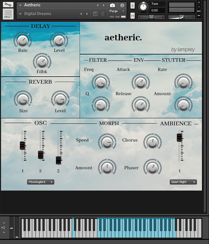 Instruments By Lamprey – Aetheric Ambient Pad Generator (KONTAKT, NEAT PLAYER)