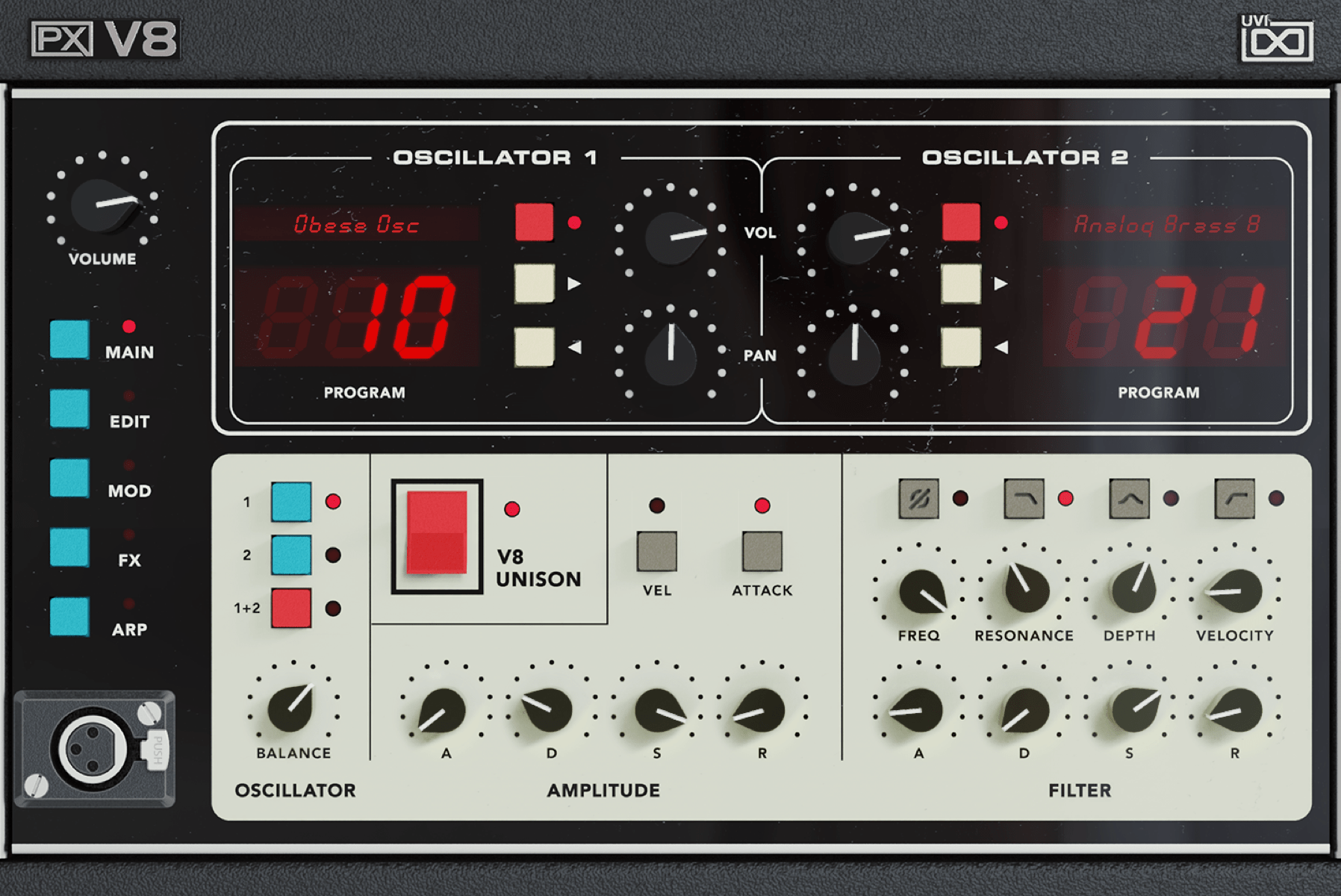 UVI – PX V8 v.1.0.2 (UVI Falcon)