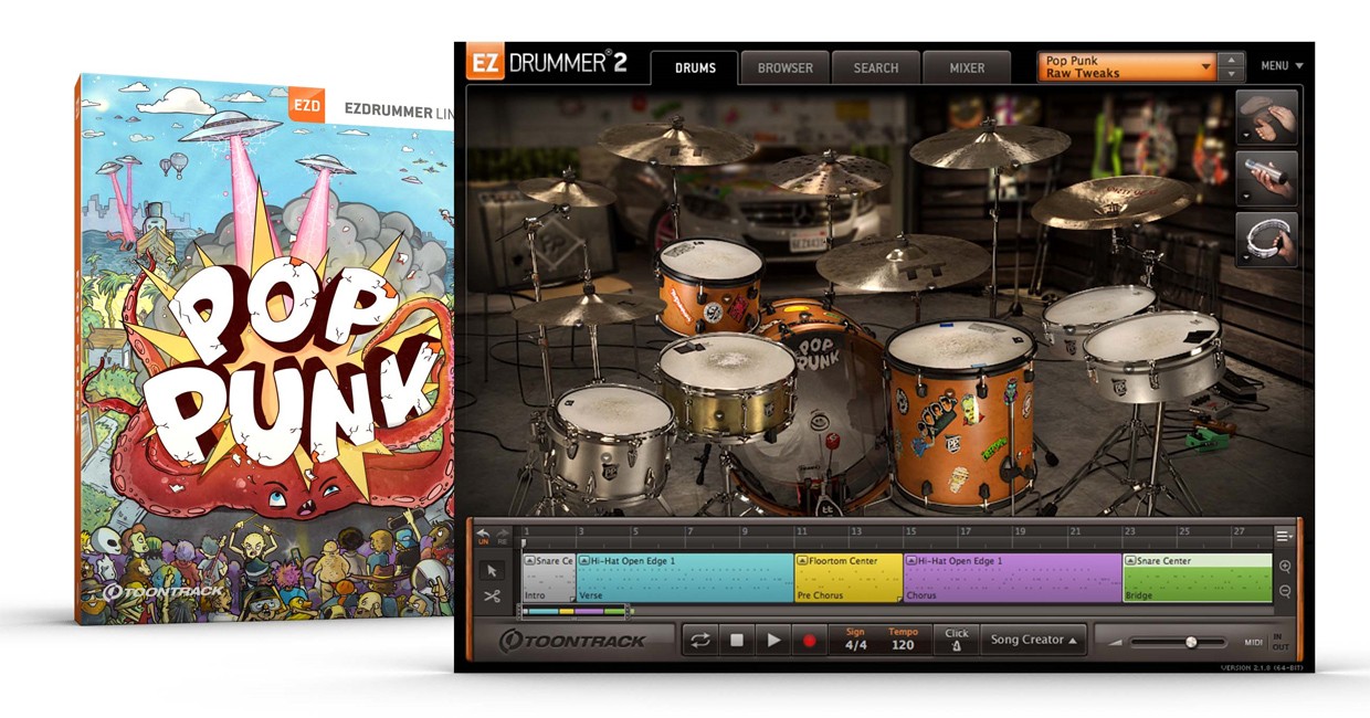 Toontrack – Pop Punk EZX Library Update v1.0.1 (SOUNDBANK)
