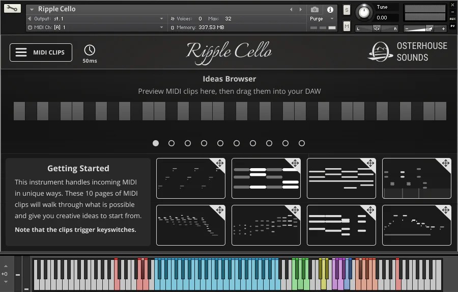 Osterhouse Sounds – Ripple Cello 1.2.0 (KONTAKT)