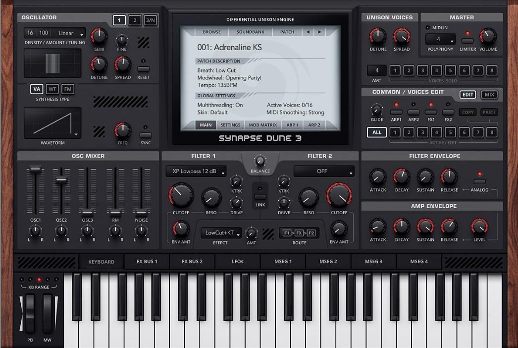 Synapse Audio DUNE 3 v3.6.5 VSTi, VSTi3, AAX x64 WINDOWS