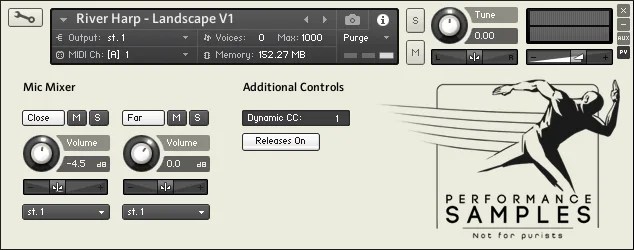 Performance Samples – River Harp KONTAKT
