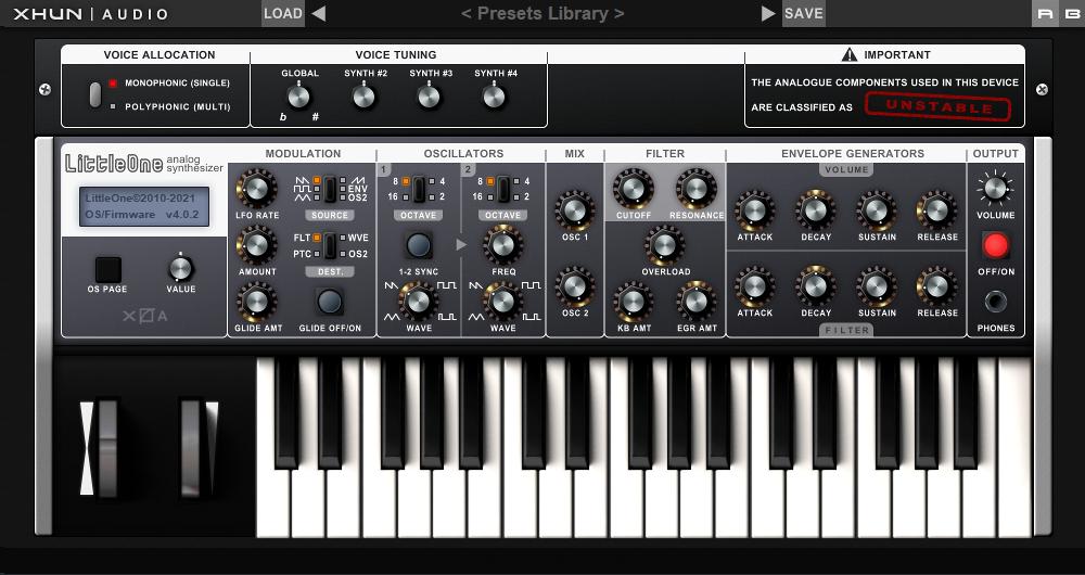 Xhun Audio – LittleOne v4.0.2 -VSTi, VSTi3 x64 WIN MAC