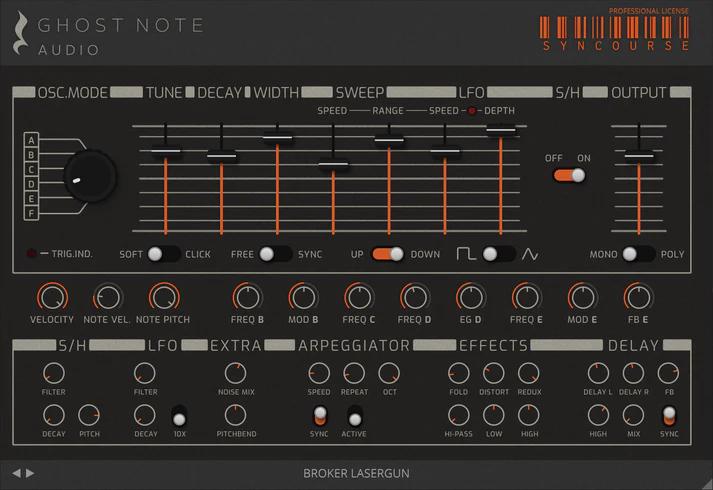 Ghost Note Audio – Syncourse v.1.2.6 VSTi3, AU x64 WIN MAC