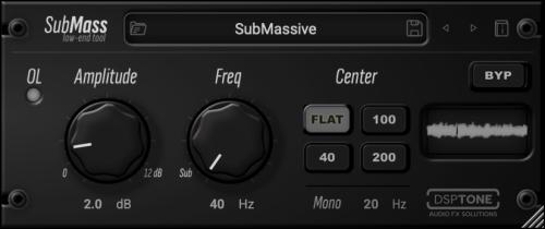 Audioloom (DSPTone) – SubMass v,1.0.7 VST3, AAX x64