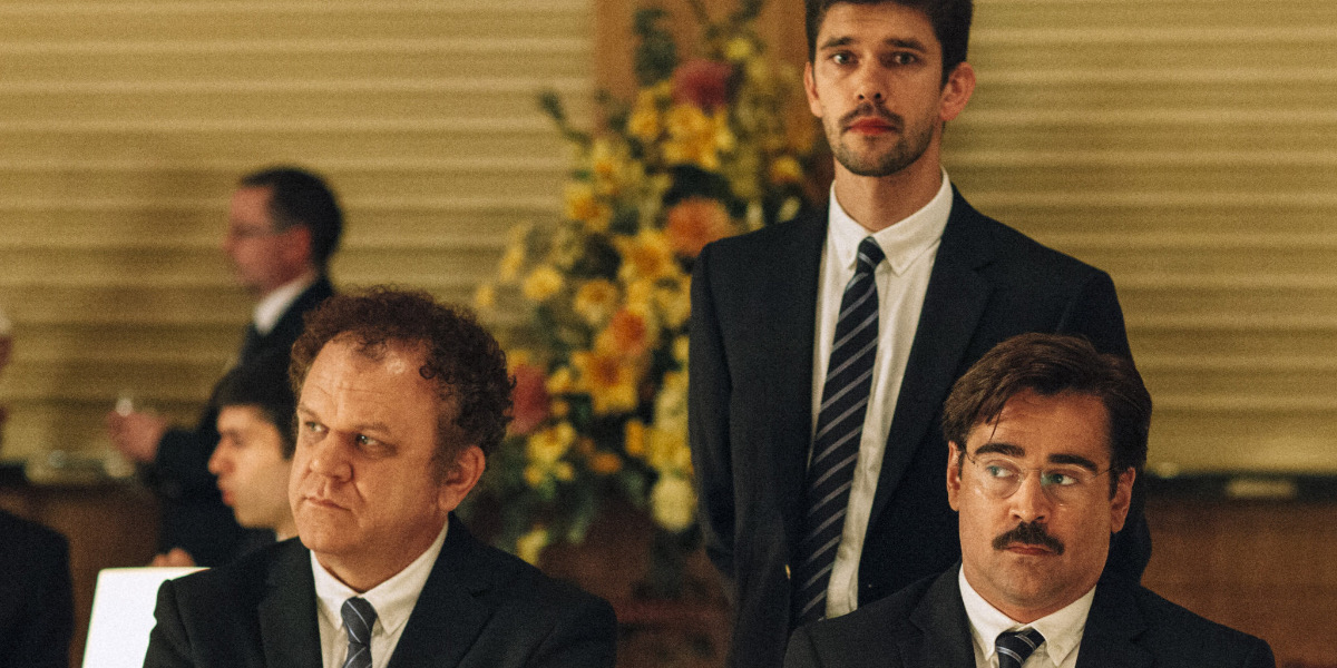 The Lobster stars John C. Reilly, Ben Whishaw, and Colin Farrell